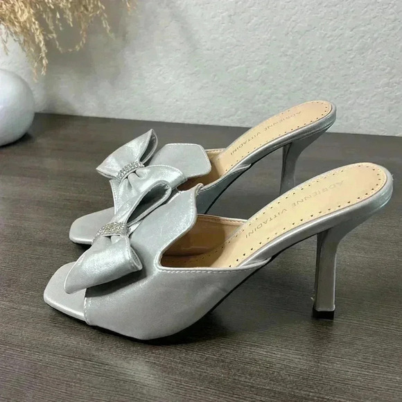Adrienne Vittadini Gladys Bow Mule Size 9M - Picture 4 of 13